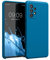 kwmobile Hülle kompatibel mit Samsung Galaxy A52 / A52 5G / A52s 5G Hülle - Silikon Handy Case - Handyhülle weiche Oberfläche - kabelloses Laden - Blue Reef