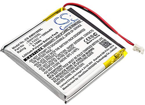 TECHTEK Batterie 1000mAh Compatible avec [Sony] WH-1000xM3, WH-1000XM4, WH-CH710N/B, WH-XB900, WH-XB900N remplace 1588-0911, LIS1662HNPC, SM-03, SP 624038
