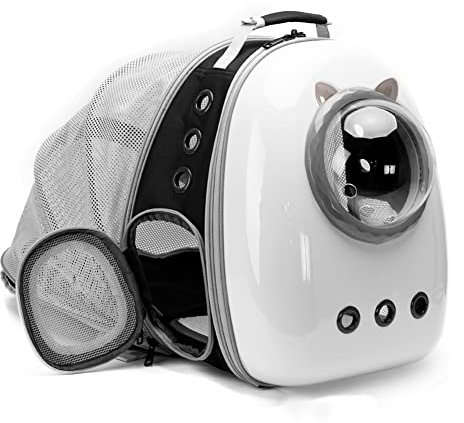 Sac à dos extensible pour chat, chaton, petit chiot, approuvé par les compagnies aériennes, sac à dos à bulles pour chat, capsule spatiale
