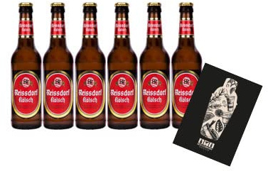 Reissdorf Kölsch 6er Set Bier 0,33L (4,8% Vol) mit Mixcompany Grußkarte inkl Pfand MEHRWEG- [Enthält Sulfite]