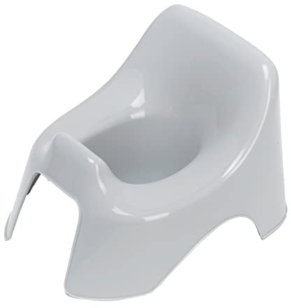 THERMOBABY - Pot VASE PULMAN - Apprentissage de la Propreté - Hygiène de bébé - Pratique - Confortable - À partir de 18 mois - Gris Charme - Fabriqué en France