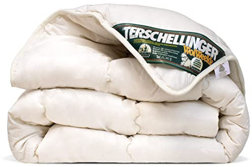 Terschellinger Winterdecke - Bettdecke aus 100% IWS-Schurwolle - Hochwertiges Winter Wolle Bettdecke - Woolmark Zertifiziert - 200 x 220 cm