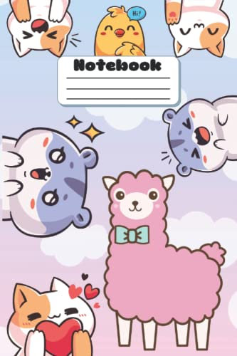 Kawaii Notebook with no lines: Well Designed Japan style book with Cute Aesthetic Decorations on every page. For Girls of all ages!