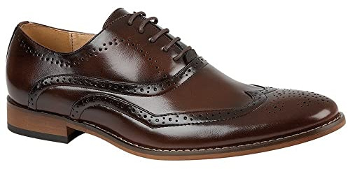 Goor Boys 5 Eyelet Brogue Oxford Shoe Brown 5 UK (B014B)