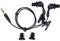 Cuffie Sportive Impermeabili per Nuoto e attività Subacquee, Stile In-ear, Auricolari Antirumore per Lettori MP3 (Nero)