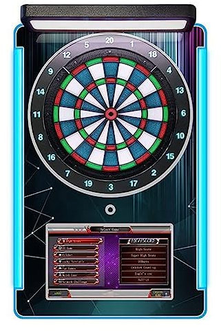 Electronic Dartboard Set, Electric Digital Dart Boards with 26 Games, LED Display with 6 Darts, for Home Use, Bars, Darts Clubs, Sports and Leisure Gymnasiums and Other Places