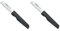 Arcos Serie Utensilios Profesionales, Cuchillo Electricista, Hoja de Acero Inoxidable de 90 mm, Mango de Polipropileno color Negro (Paquete de 2)