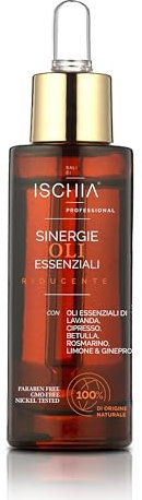 Sali di Ischia Professional - Sinergie Oli Essenziali Riducenti 30 ML- Efficace sugli Accumuli Adiposi -Drenante, elasticizzante - Olio di Mandorle, Betulla, Lavanda, Ginepro, Limone, Cipresso.