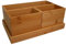 hausleben 4 teiliger Multi-Organizer | 28x18x10 cm | Natur | Bambus | umweltfreundlich | Tisch