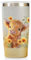 Onebttl Highland Cow Gifts for Girls, Scottish Cow Lover Gifts, Glitter Silver-Gold Stainless Steel Insulated Tumbler, 20 oz Travel Mug with Straw & Lid