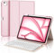 JADEMALL Keyboard Case for iPad Air 13 inch (M3 2025, M2 2024), UK Layout Wireless Detachable Bluetooth Keyboard with Slim Protective Cover and Pencil Holder for iPad Air 13 inch Tablet, Pink