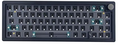 Osmond GMK67 Mechanical Keyboard Kit Hot-Swappable 3-Mod Bluetooth 2.4G Wireless RGB Backlit Gasket Structure Keyboard Black