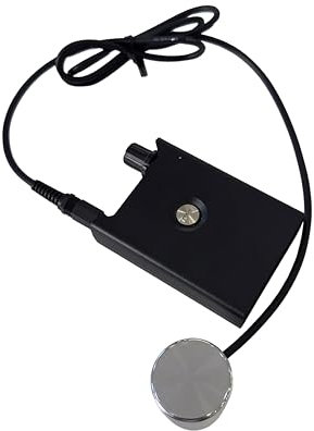 DOCTORSPY Microfono professionale da muro ad elevata sensibilità, cattura conversazioni attraverso pareti fino a 20 cm, auricolari ad alta sensibilità, uscita per registratore, batteria 9V integrata