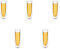 Pjeghbvop Verres à bière à double paroi 150 ml