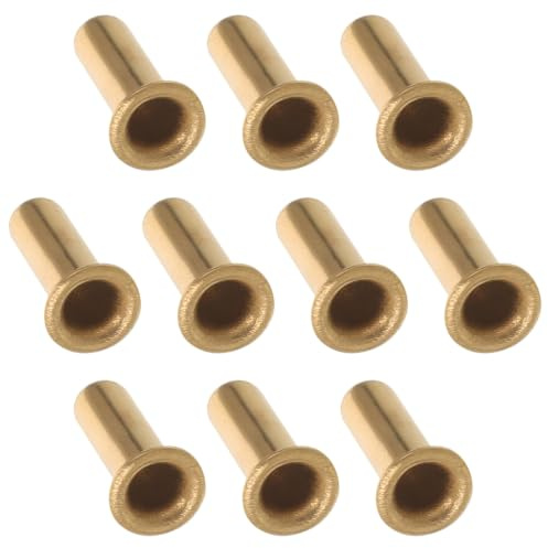 iplusmile Lot de 10 Inserts de Compression en Cuivre pour Tuyaux Huile, Bagues Faciles à Installer Faible Perméabilité Magnétique, pour Systèmes Hydrauliques et Pneumatiques