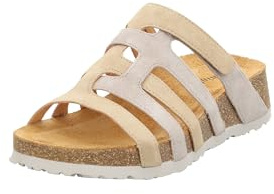 Think! Damen KOAK chromfrei gegerbte nachhaltige Pantolette, ICED Coffee/Kombi 4000