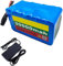 E-Bike Battery 24V 30Ah 7S4P Electric Bike Lithium ION Battery Pack for 50W-500W Motor Electric Bicycle Scooter with 20A BMS and Charger