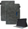 Jenyoog for Amazon Kindle Fire HD 8 & HD 8 Plus Case (12th Generation/10th Generation, 2024/2022/2020 Release) 8, PU Leather Standing Cover with Smart Auto Sleep/Wake & Card Slot (Grey)