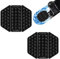 Snowboard Stomp Pads, schwarze Snowboard Grip Stomp Pad bietet zusätzlichen Halt, 6 Stück