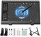 ienRon Grafiktablett, 25,4 x 15,7 cm, digitale Grafiktabletts für PC und Computer/Pad, batteriefreier Stift, 12 Hotkeys, kompatibel mit Windows/Android, inklusive Ständer, gute Geschenke, Schwarz