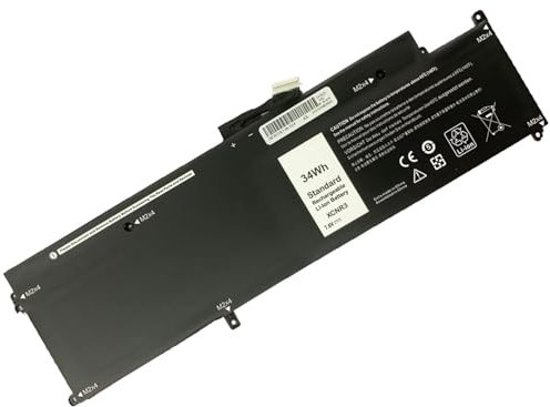 FlyZythrol XCNR3 WY7CG laptop battery Compatible with Dell Latitude 13 7370 13 E7370 Ultrabook series P63NY MH25J 0XCNR3 G7X14 0G7X14 CV4PN N3KPP N3KPR 7.6V 4200mAh