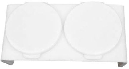 Compact Double Hole Nails Brush Washing Cup Nails Art Cup Easy To Use For Nails Artists Nails Technician Supplies