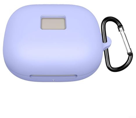 LVYXON Case Compatible With For Beats For Powerbeats Pro 2 Cover, Shockproof Silicone Earbud Case With Carabiner, Anti-Fall, Resistant To Wear And Tear (Purple)