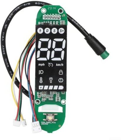 Homeponnew Electric Scooter Dashboard Display Circuit Board Control Panel for Xiaomi MI4 Ultra Speed Monitor Screen Module With Light Indicator