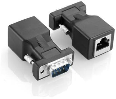 SEWACC 2pcs Vga Extender Head Vga Extender Converter Adapter for Cable Network Extension Amplifier Use Computer in Home Office