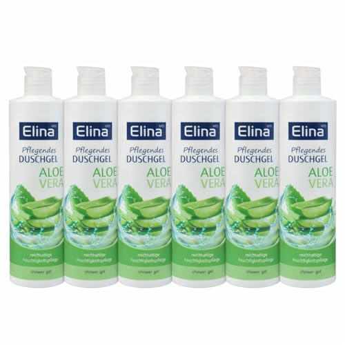 Elina MED Pflegendes Duschgel mit Aloe Vera, 6x300 ml