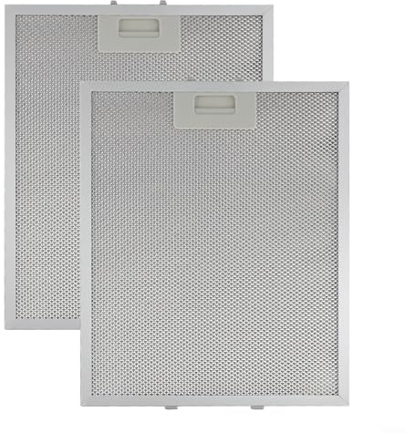 Drivstraw 2 filtri a 5 strati per cappa da cucina, 280 x 350 x 9 mm, in rete di alluminio, filtro antigrasso in metallo, per cappe da cucina di molte marche leader