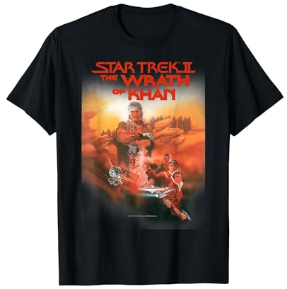 Star Trek The Wrath of Khan Vintage Poster Graphic T-Shirt T-Shirt
