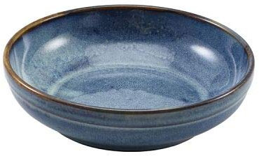Genware Aqua Blue Terra Porcelain Coupe Bowl 45.75oz /1.3 Litre x 6