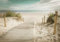Forwall Fototapete Strand Meer 3D Nordsee Sand Natur Dünen Landschaft Wohnzimmer Schlafzimmer Vlies Tapete Wandtapete UV-Beständig Montagefertig (11597, VEXL (208x146 cm) 2 Bahnen)