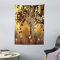 ABAKUHAUS Baum Wandteppich, Baum erdige Farbe Töne aus Weiches Mikrofaser Stoff Waschbar ohne Verblassen Digitaldruck, 110 x 150 cm, Amber Fawn Burgundy