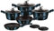 Berlinger Haus Metallic Line Aquamarine Edition 10 ustensiles de cuisine BH/1884 Aquamarine en acier inoxydable 18/8