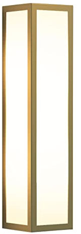 Astro Salerno, Dimmbare Außenwandleuchte, Schutzart IP44 (Messing natur), LED E14/SES, Designed in Britain – 1178006 – 3 Jahre Garantie
