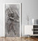 MyMaxxi - Tür bekleben mit Türtapete Türposter Türfolie Selbstklebend 90x200 Ballerina tanzend Gemälde - Tür verschönern Türaufkleber Türklebefolie Tanz Kunst Abstrakt