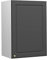 Vicco Hängeschrank Fame-Line, hängender Küchenschrank, Anthrazit-Gold/Weiß, 50 cm
