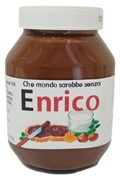 Idea Regalo Sweet personalizzato da | Nutella 950gr. / 1kg | Ideale per tutti gli eventi ottima idea per feste e party | Barattolo crema spalmabile personalizzato testo frontale e tappo