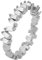 Heideman, anello da donna in acciaio inox, argento, oro, oro rosa, lucido, Esme per donne, Acciaio inossidabile, Zirconia cubica
