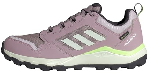 Adidas Damen Tracerocker 2.0 Gore-TEX Trail Running Shoes, Fig/Crystal Jade/Green Spark, 40 EU