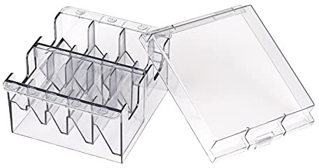 Layhou Organiseur de lames en plastique pour 8 lames - Support pour peigne et tondeuse