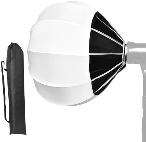 EMART 85 cm Laternen-Softbox One Step Schnellspanner, 360° Lichtdiffusor, Softbox Bowens-Halterung, kompatibel mit Video-Licht, Bowens-Halterungslicht