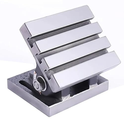 LeTkingok Banco de Trabajo Ajustable de 90°, Mesa de Trabajo Ajustable Verticalmente Mesa de Fresadora y Taladradora CNC