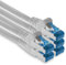 freiwerk 1.5M - Cable de red CAT-6a Ethernet, LAN y Patch Cable RJ-45 SFTP 10 GB/s - 5 unidades, color blanco