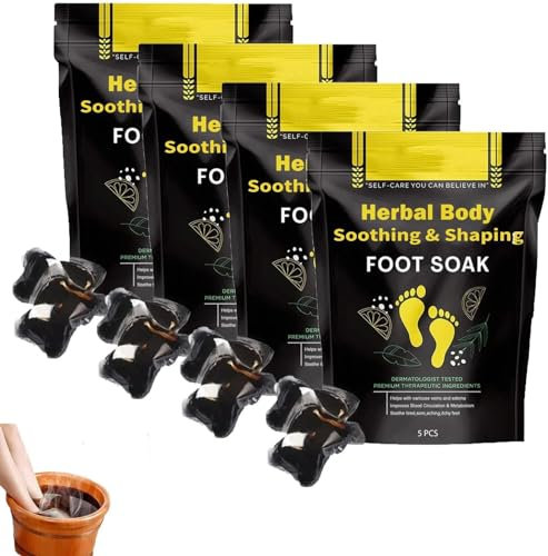 IFFANY Fulvic Soak Detox Parasitenbad Kräuter-Detox Shaping Reinigende Fußbadperlen Körper-Detox-Fußbadperlen Entspannen Sie Ihren Körper