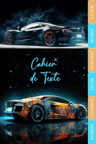 CAHIER DE TEXTE: Voiture -