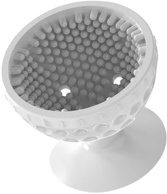 Monozoz Portable Golf Ball Cleaner, Golf Ball Brush, Soft Silicone Washer with Suction Cup Bottom for Golf Balls | Multifunctional Innovative Portable Cleaning Brush Golf Ball Stand