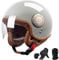 Vespa 3/4 Halber Motorradhelm, Retro-Motorradhelm,DOT ECE-Zugelassener Retro-Jet-Helm Für Damen Und Herren, Moped, Motorrad 54-62cm